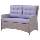 ESSENDON - Outdoor Wicker Double Seater Sofa