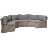 MALVERN - 6 Seater Outdoor Wicker Modular Lounge Sofa