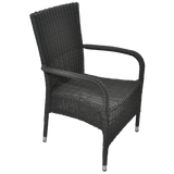 Niddrie Outdoor Wicker Stacking Chair - DECOR STAR