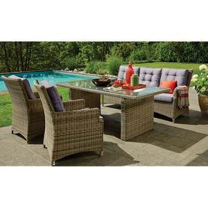 patio furniture dining set person with rectangle table