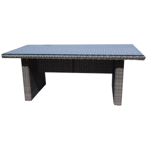 oblong patio table