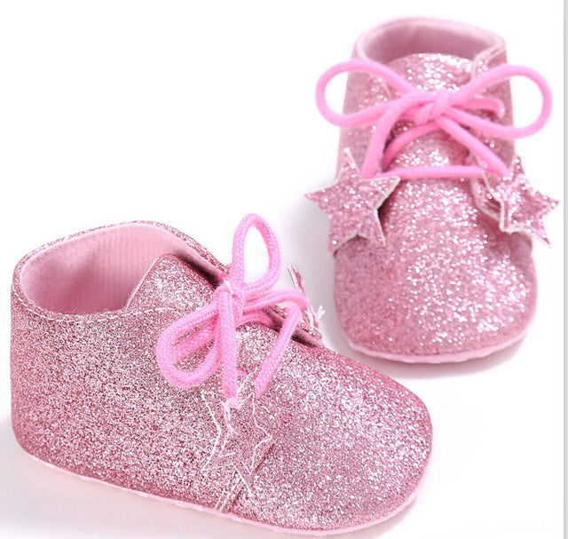 Gold Baby Glitter Shoes – Your 