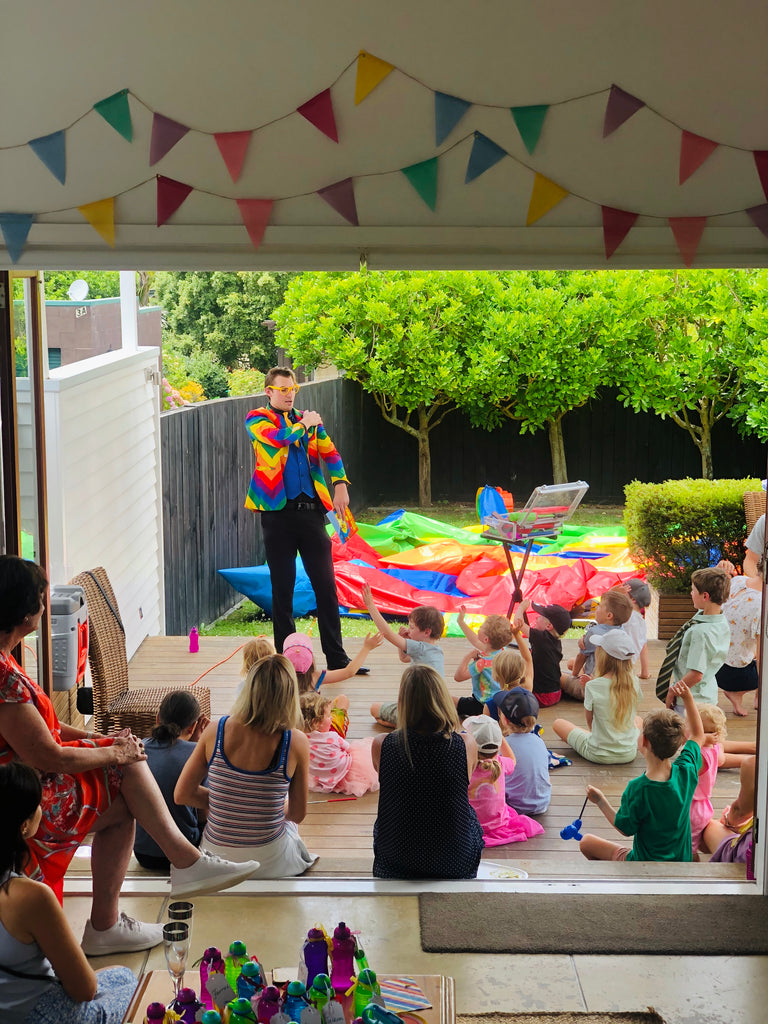 Rainbow themed kids party