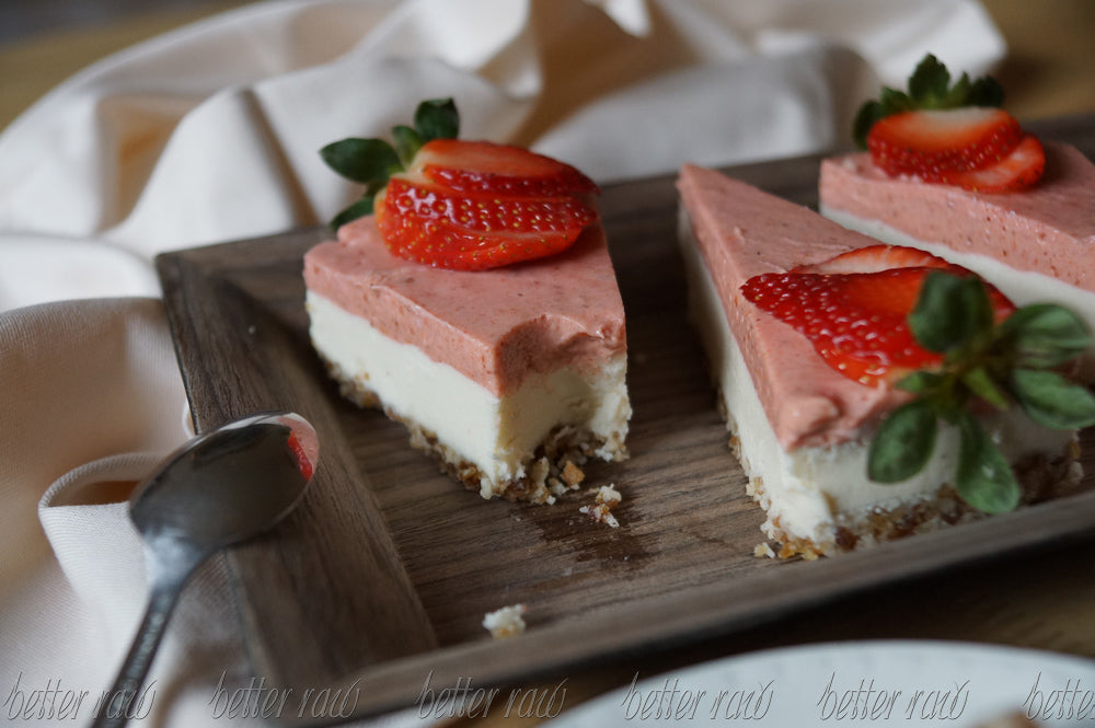 Cheesecake _ Strawberry Raw Food Cake by Tanya Alekseeva 1