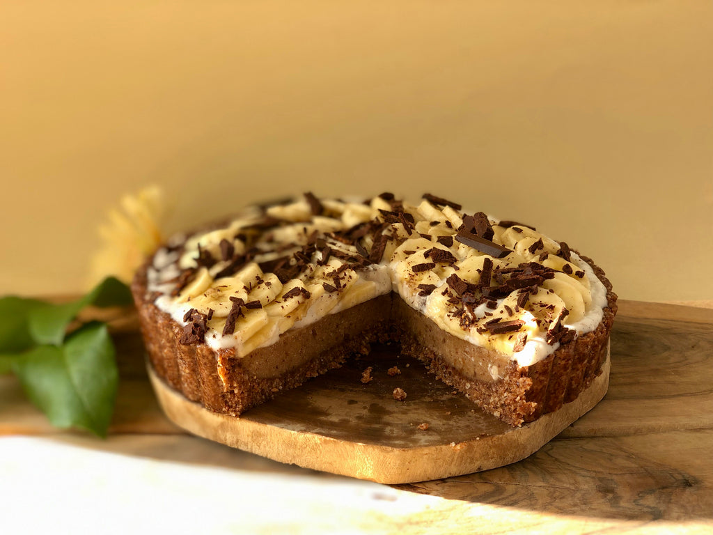 tanya maher's raw vegan banoffee pie recipe