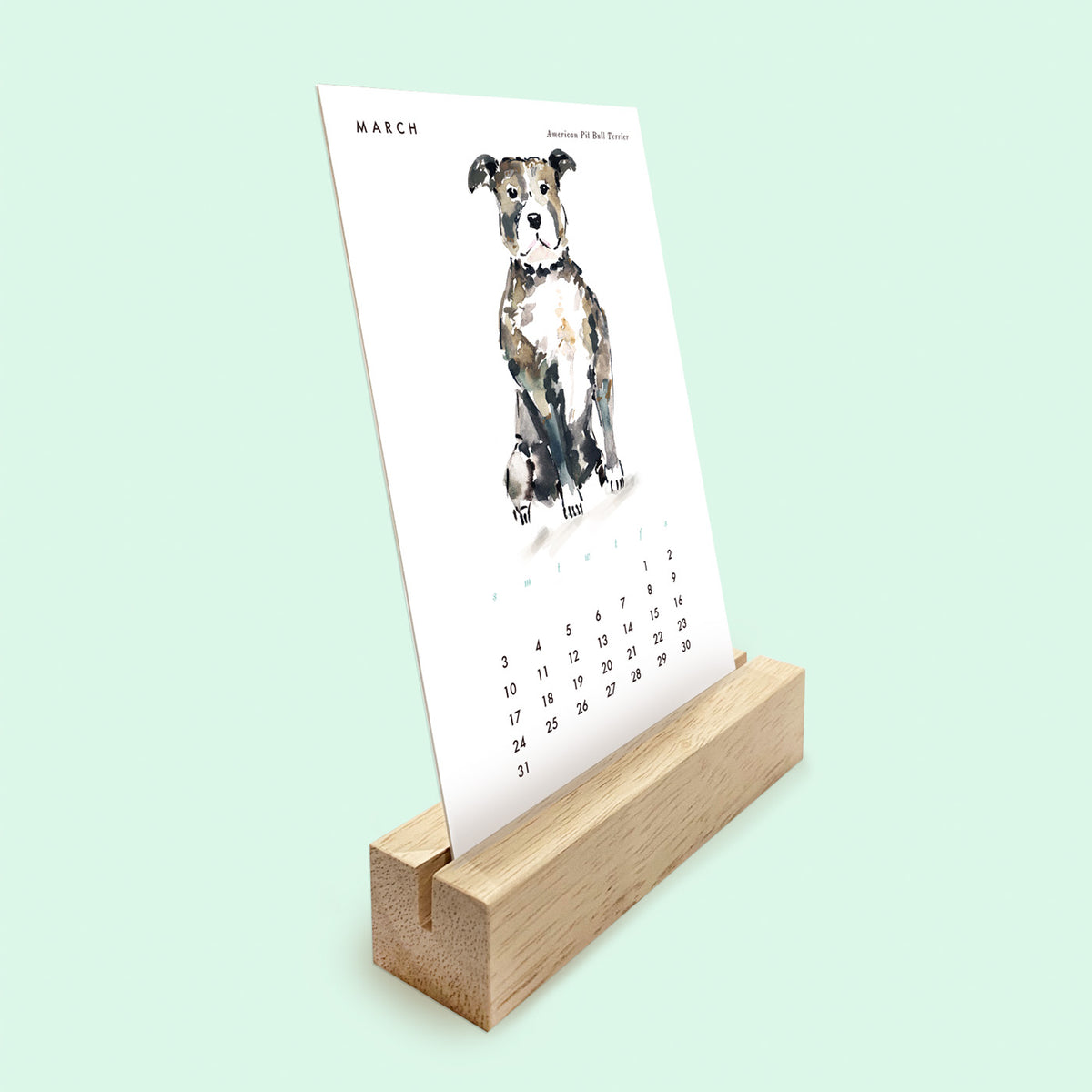 2024 Dogs Desk Calendar Darling Lemon