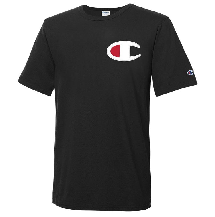 champion t shirt big logo