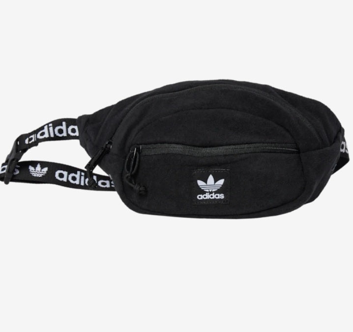 adidas black fanny pack