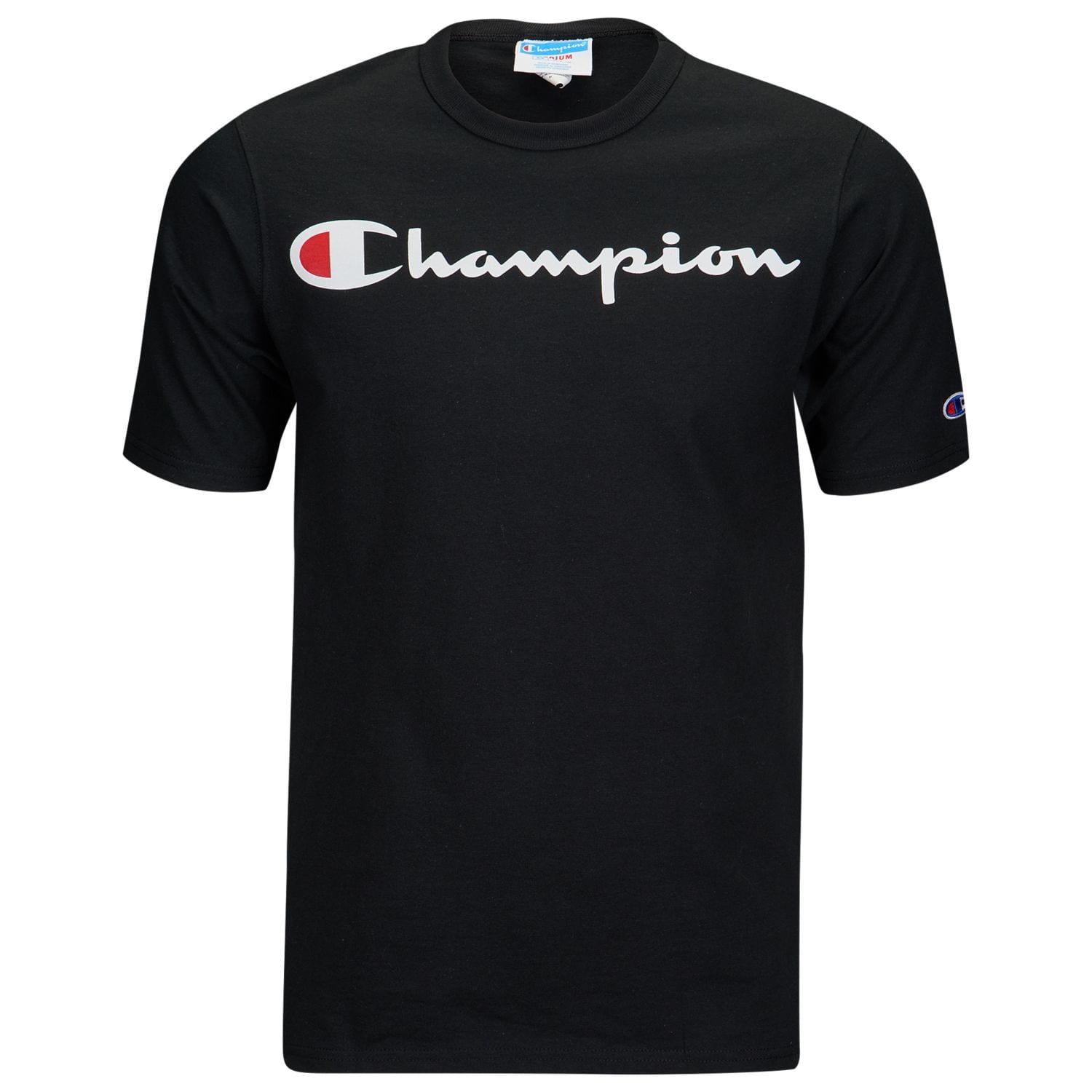 Champion Script Tee (Black) - Men 