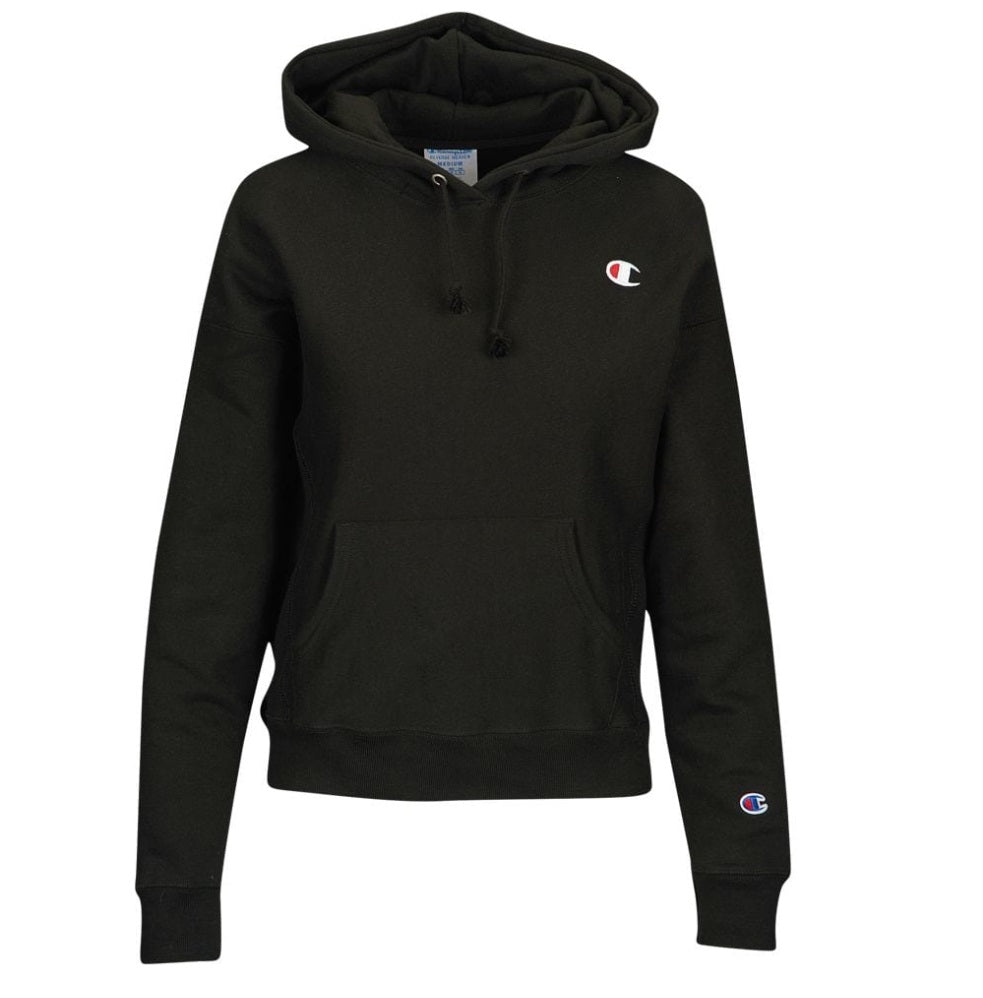 Champion Logo Pullover Hoodie (Black) - Womens– DistriSneaks