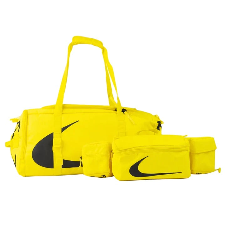 Nike Off White Duffle and Waist Bag Combo Yellow– DistriSneaks
