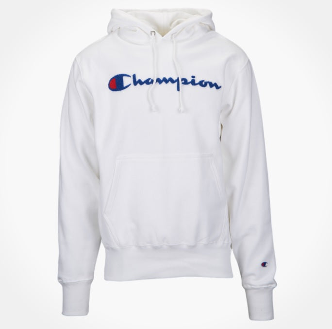 Champion Chainstitch Pullover Hoodie (White)– DistriSneaks