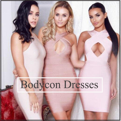 Shop Bodycon Dresses | Sexy, Tight, Fitted, Bandage, White, Black-BlushWish
