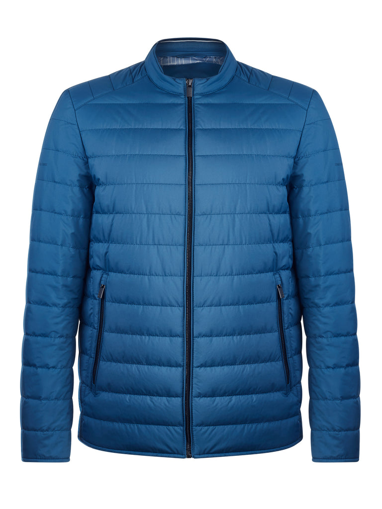 Remus Uomo | Coat | Puffa | Blue | SALE – FOCUS Menswear