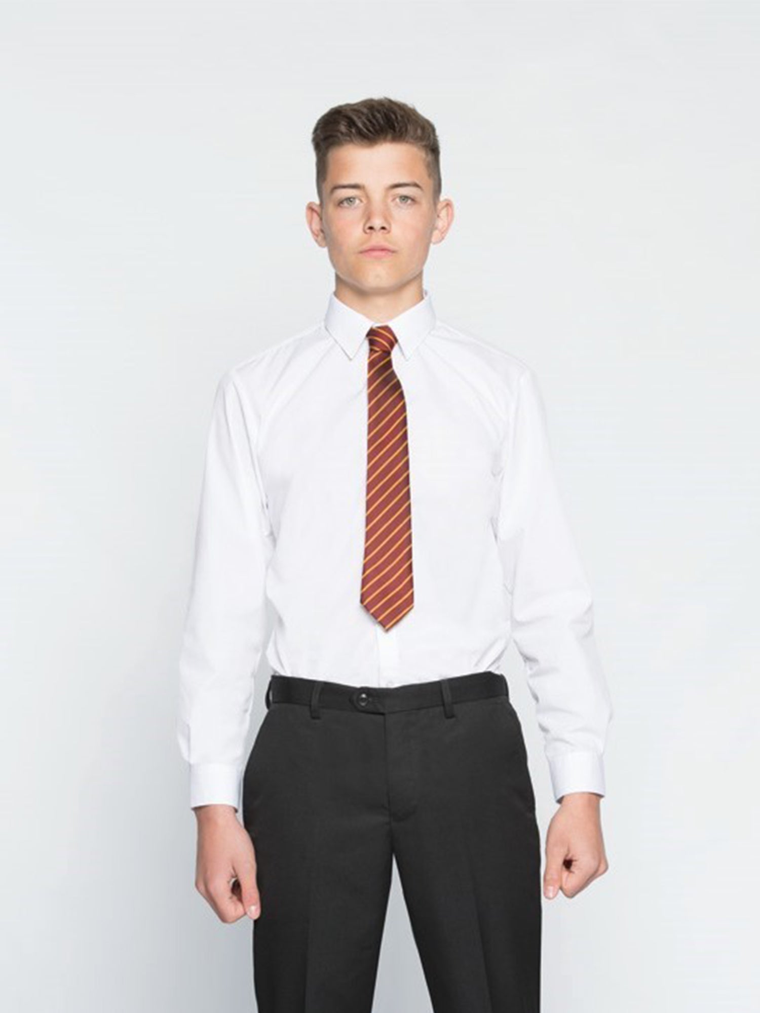 boys slim fit school shirts