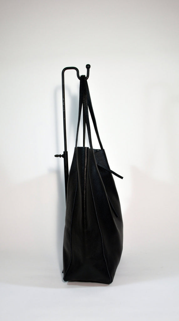 Black Leather Tote Bag | edocollection