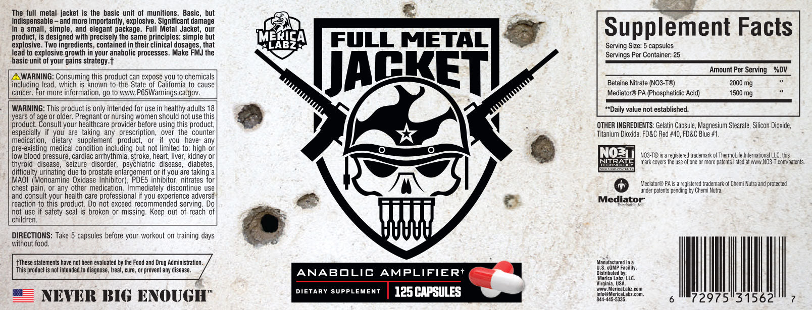 Merica Labz® Full Metal Jacket™ | 'Merica Labz