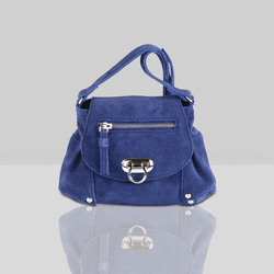 navy leather crossbody bag uk