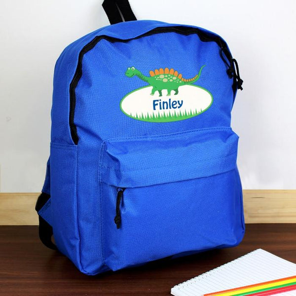 personalised dinosaur backpack