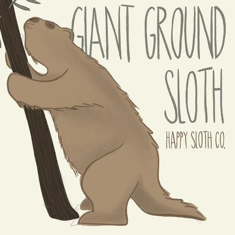 giant ground sloth illustration