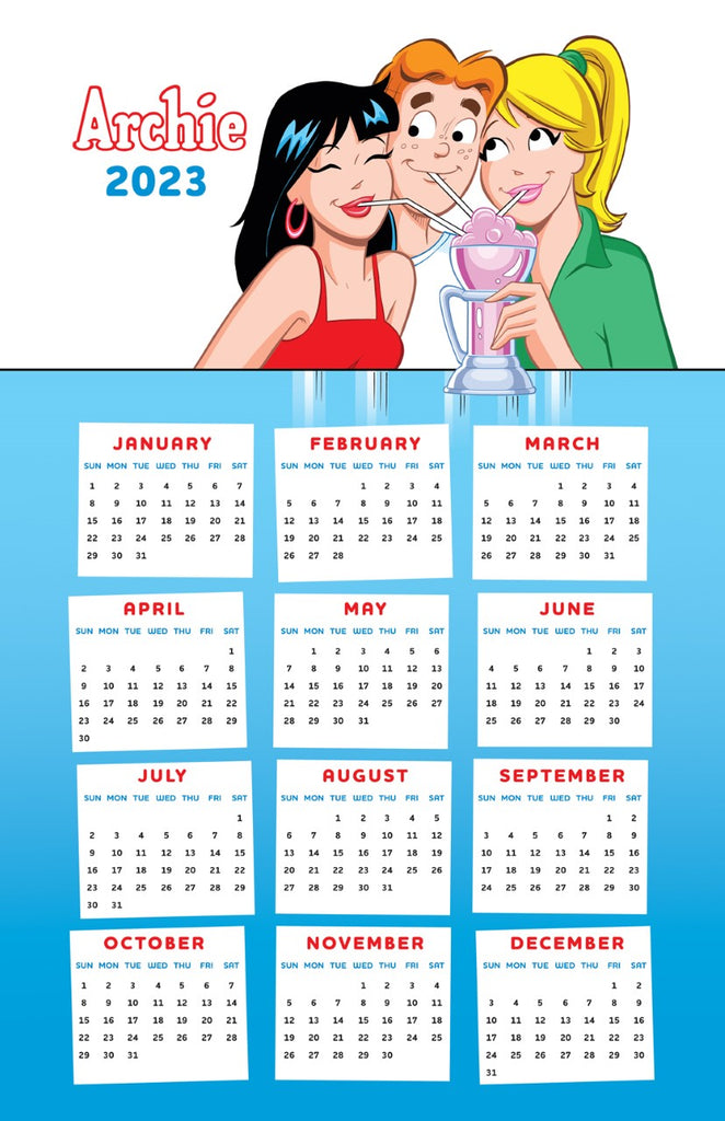 Archie 2023 Full Year Wall Calendars (LIMITED SUPPLY!) Archie Comics