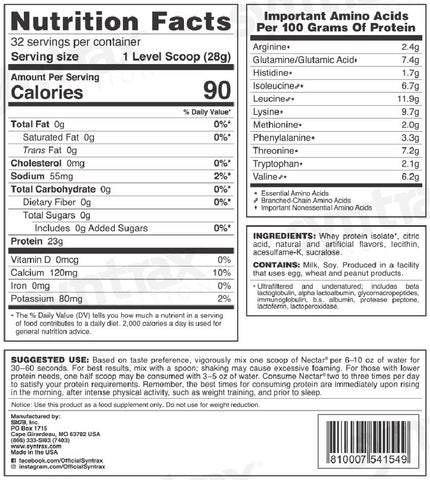 SYN108-syntrax-nectar-honey-crisp-apple-32serving-bag-label