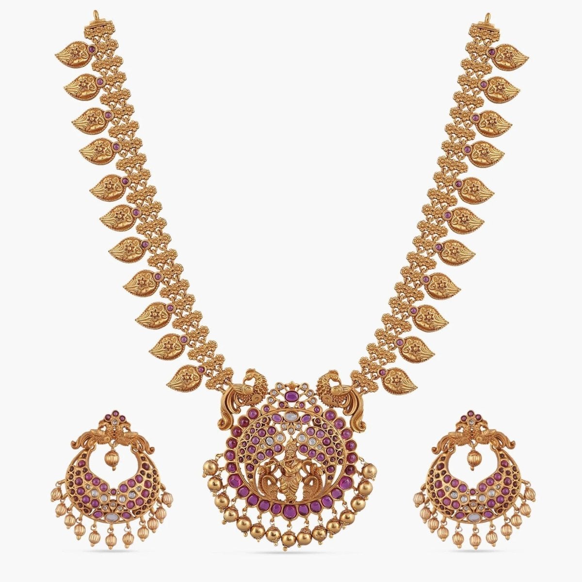 Shirin Antique Necklace Set  Indian Necklace Set Online
