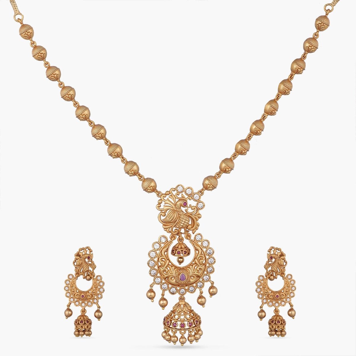 Shop Tarinika's Zeel Antique Necklace Set | Indian Jewelry