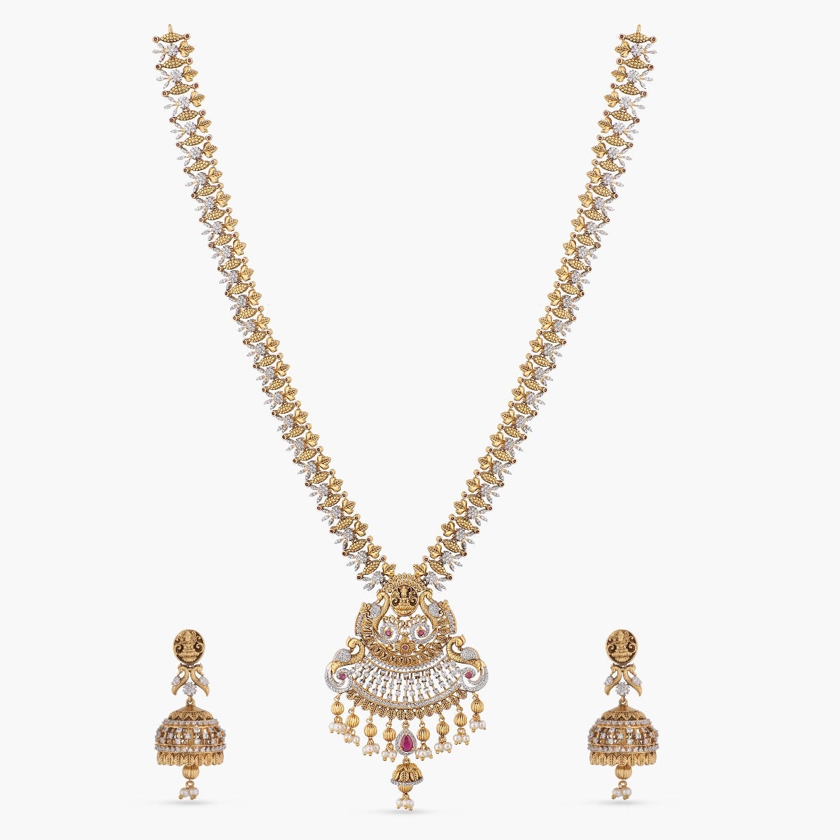 Buy Brija Antique Long Necklace Set