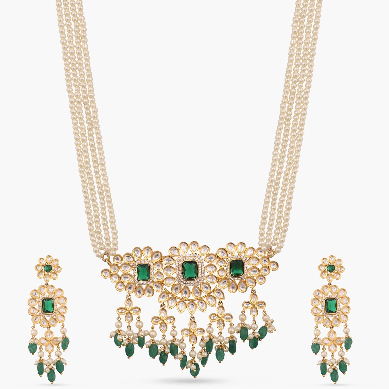 Buy Double Layered Classic Kundan Necklace