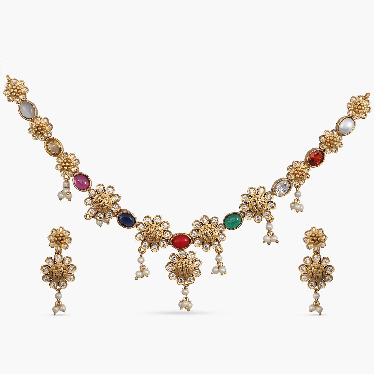 Designer Jewellery Sets for Kids and Girls Antique Gold Necklace  Collections NL25340