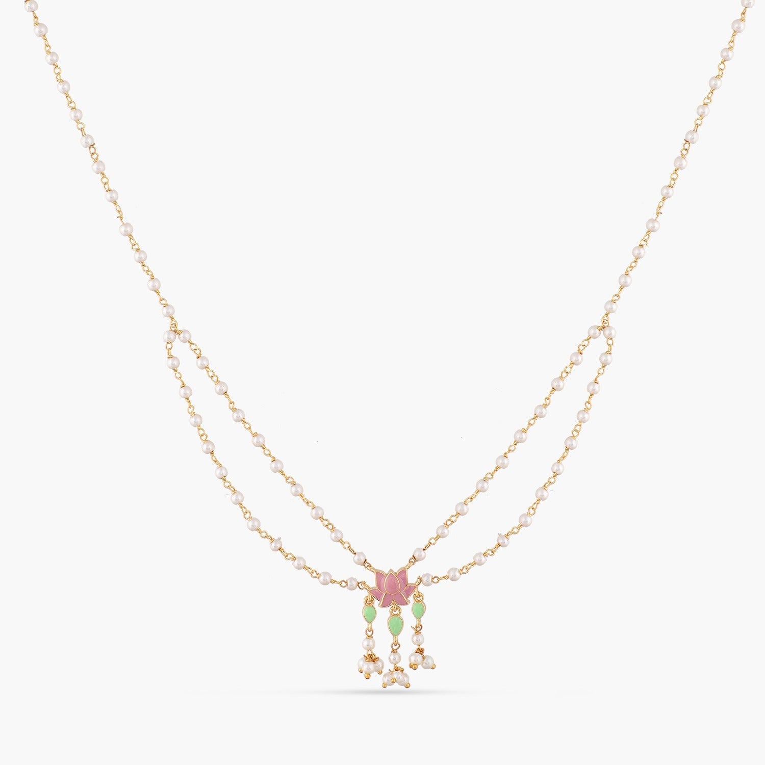 Buy Jalaja Delicate Pearl Chain Necklace