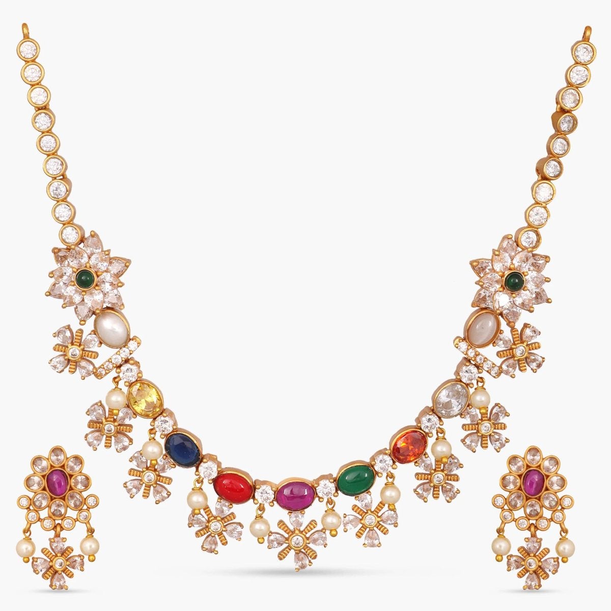 Navaratna Necklace – Taylor Kenney Jewelry