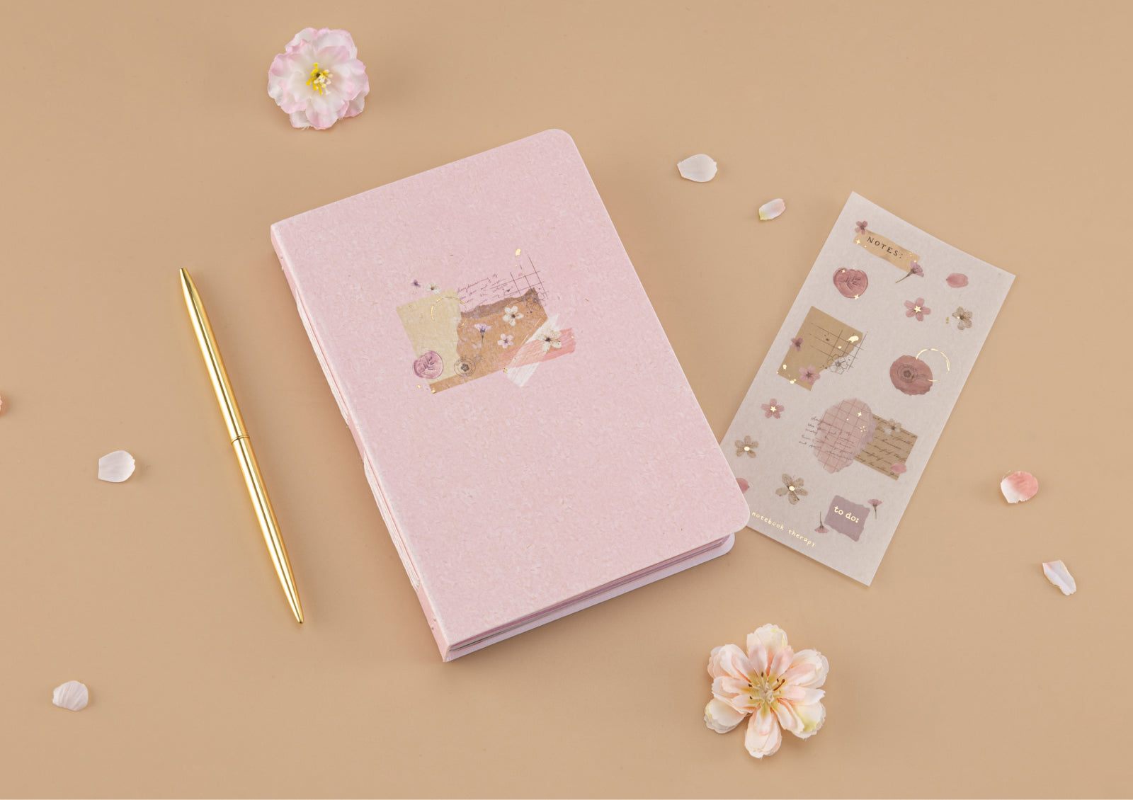 Tsuki Junk Journal Sakura 2024 bullet Journal with the box and sticker