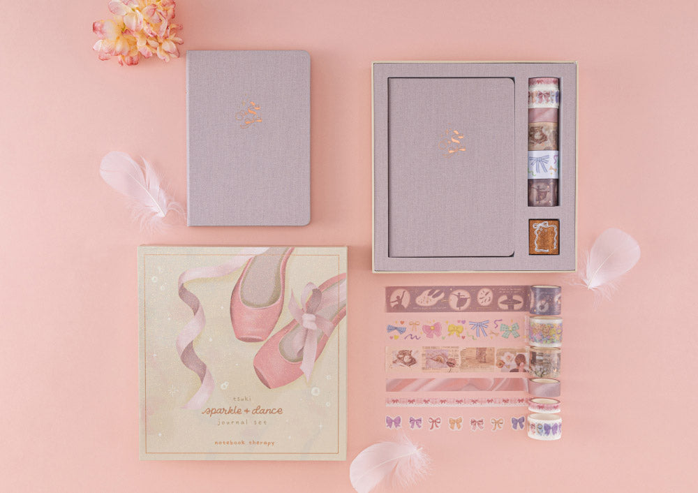 Tsuki 'Sweet Ballet' Bullet Journal Stamp Set ☾ – NotebookTherapy