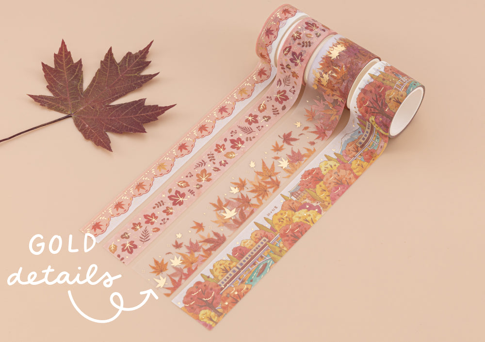 Tsuki Sweet Ballet washi tape set opened box