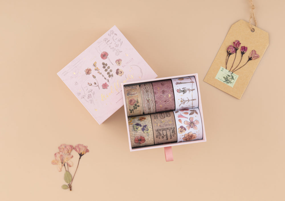 Dried Flowers Washi Tape Set Photo