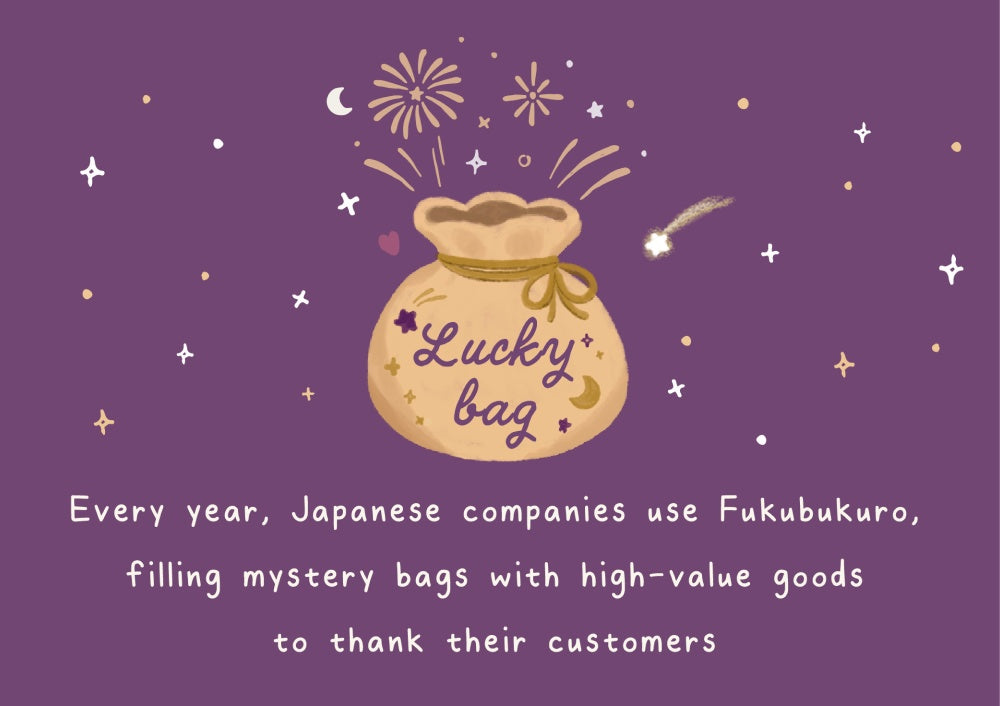 Every year, Japanese companies use Fukubukuro, filling mystery bags with high-value goods to thank their customers