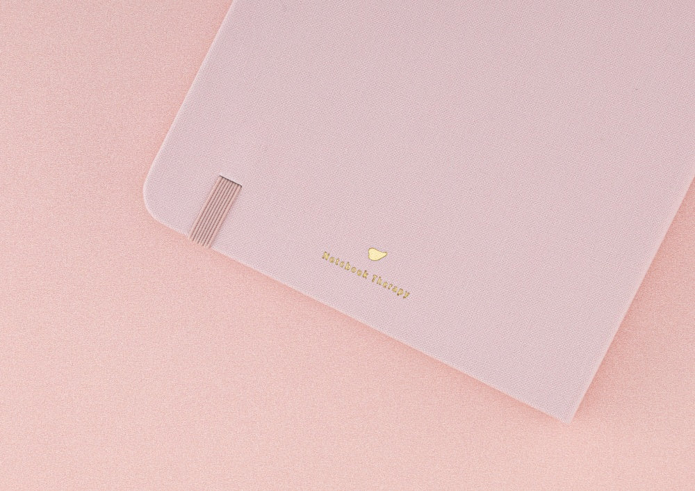 Tsuki Sakura Breeze limited edition bullet journal by Notebook Therapy back icon detail