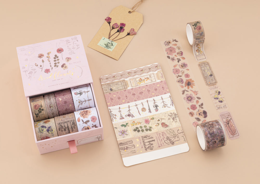 Dried Flowers Washi Tape Set Photo