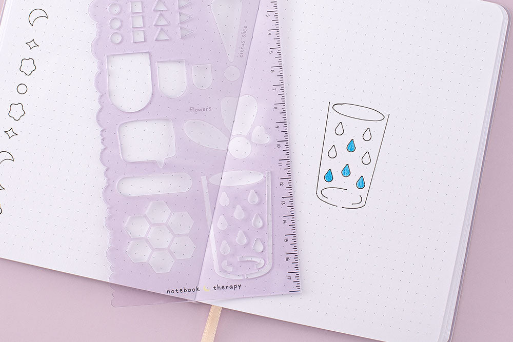 How to Use Bullet Journal Stencils – NotebookTherapy