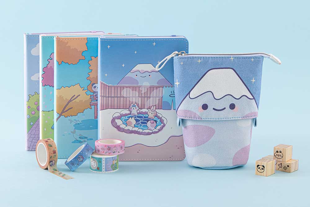 Mount Fuji】 - Pocket Pencil Case Nursing Teacher Pencil Case