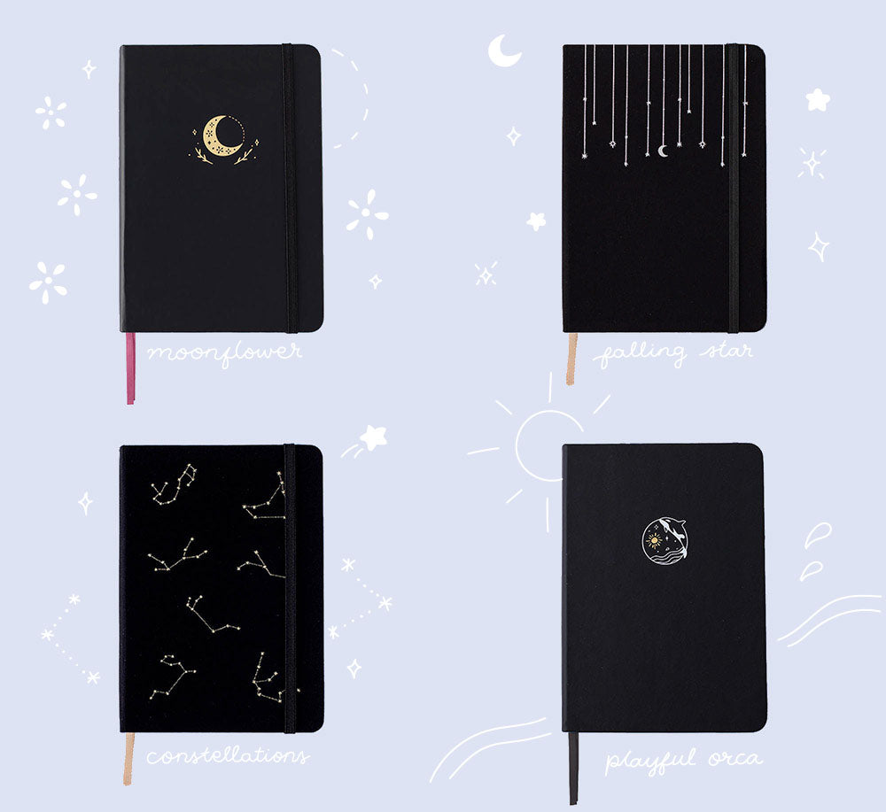 Introducing Our Tsuki 'Midnight Edition' Black Page Bullet Journal –  NotebookTherapy