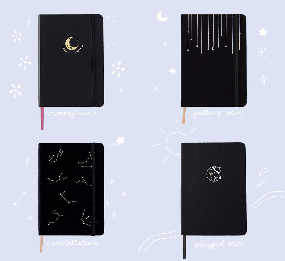 Tsuki Black Paper Limited Edition Hardcover Bullet Journals ☾ –  NotebookTherapy