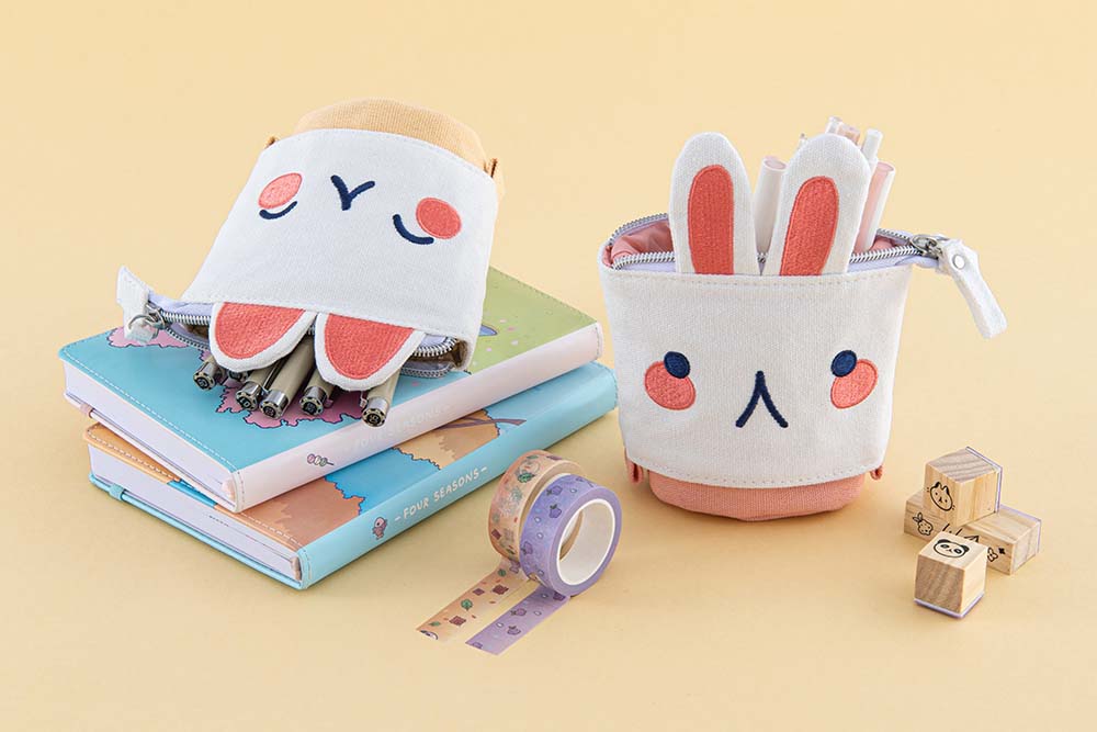 Tsuki Pop-up Standing Pencil Case ☾ – NotebookTherapy