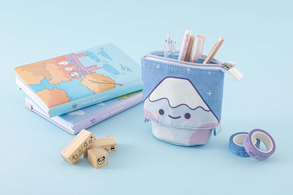 Mount Fuji】 - Pocket Pencil Case Nursing Teacher Pencil Case