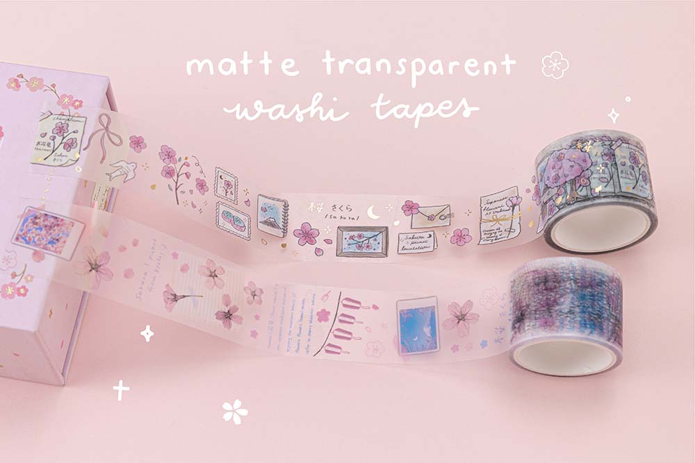 Transparent Washi Tapes