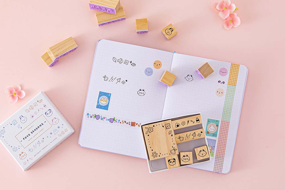Tsuki 'Four Seasons' Washi Tape Set ☾ @milkkoyo x NotebookTherapy