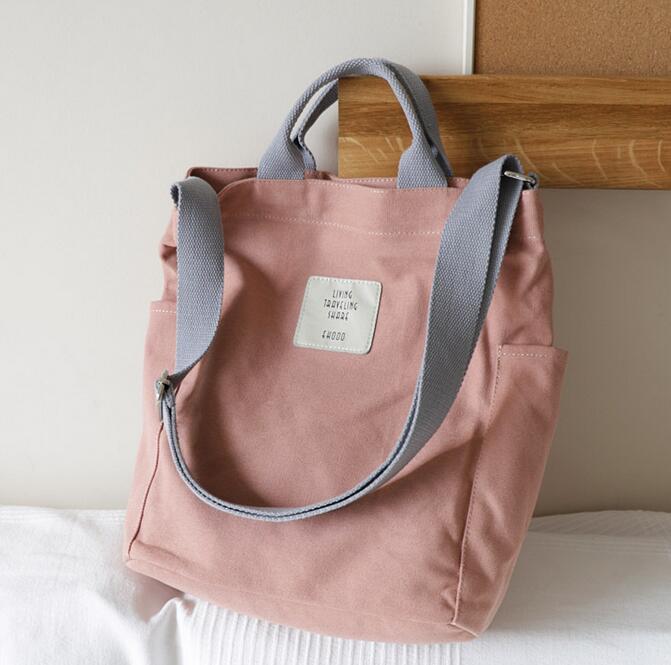 over the shoulder canvas tote bags