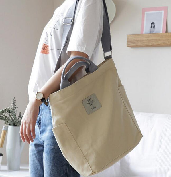 Pastel Aesthetic Canvas Tote Bag